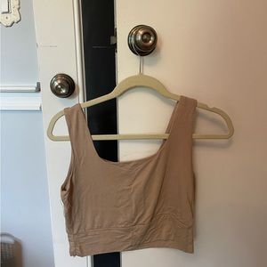 Double layered square neck crop top. Never worn, tags still on!
